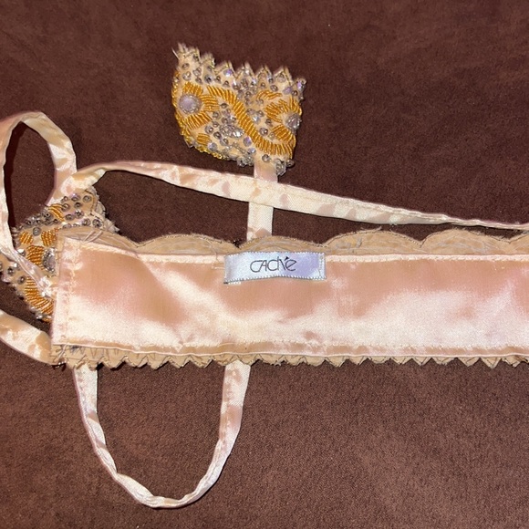 Cache cloth jeweled belt - Picture 4 of 4